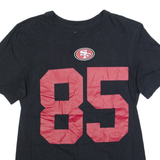 NIKE San Francisco 49ers Womens T-Shirt Black USA S