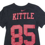 NIKE San Francisco 49ers Womens T-Shirt Black USA S