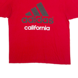 ADIDAS California Mens T-Shirt Red XL
