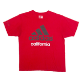 ADIDAS California Mens T-Shirt Red XL