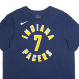 NIKE Indiana Pacers Signed Mens T-Shirt Blue USA L