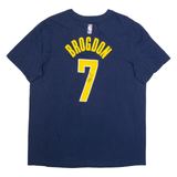 NIKE Indiana Pacers Signed Mens T-Shirt Blue USA L