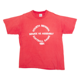 MURINA Softball Game Mens T-Shirt Pink 90s USA L