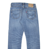 LEVI'S 504 Jeans Mens Blue Regular Straight Stone Wash W30 L27