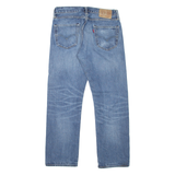 LEVI'S 504 Jeans Mens Blue Regular Straight Stone Wash W30 L27