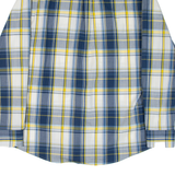 CHAPS Mens Shirt Blue Check Long Sleeve M