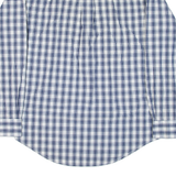 TOMMY HILFIGER Mens Shirt Blue Check Long Sleeve S