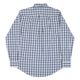 TOMMY HILFIGER Mens Shirt Blue Check Long Sleeve S