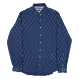 TOMMY HILFIGER Mens Shirt Blue Long Sleeve XL