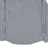 TOMMY HILFIGER New York Fit Mens Shirt Grey Gingham Long Sleeve 2XL
