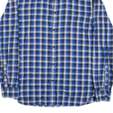 TOMMY HILFIGER Slim Fit Mens Shirt Blue Check Long Sleeve L
