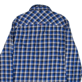 TOMMY HILFIGER Slim Fit Mens Shirt Blue Check Long Sleeve L