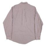NAUTICA Mens Shirt Red Check Long Sleeve S