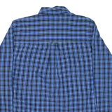 CHAPS Mens Shirt Blue Check Long Sleeve L