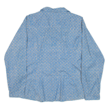 WOOLRICH Womens Shirt Blue Floral Long Sleeve XL