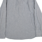 TIMBERLAND Regular Fit Mens Plain Shirt Grey Long Sleeve L