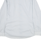 CALVIN KLEIN Fitted Mens Shirt Blue Long Sleeve L