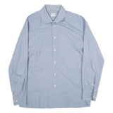 ARMANI COLLEZIONI Mens Shirt Blue Striped Long Sleeve M