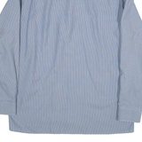 ARMANI COLLEZIONI Mens Shirt Blue Striped Long Sleeve M