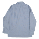 ARMANI COLLEZIONI Mens Shirt Blue Striped Long Sleeve M
