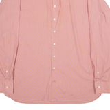 AQUASCUTUM Slim Fit Mens Plain Shirt Red Long Sleeve XL