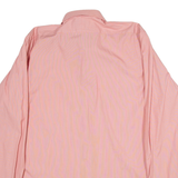 AQUASCUTUM Slim Fit Mens Plain Shirt Red Long Sleeve XL