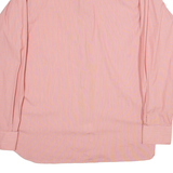 AQUASCUTUM Slim Fit Mens Plain Shirt Red Long Sleeve XL
