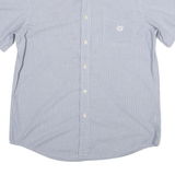 CHAPS Custom Fit Mens Shirt Blue L