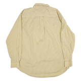 TOMMY HILFIGER Mens Shirt Yellow Striped Long Sleeve XL