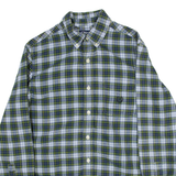 CHAPS Mens Shirt Blue Check Long Sleeve S