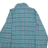 WOOLRICH Womens Shirt Blue Check Long Sleeve M