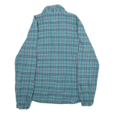 WOOLRICH Womens Shirt Blue Check Long Sleeve M