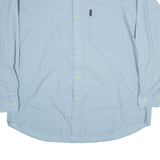 CHAPS Mens Plain Shirt Blue Long Sleeve XL