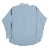 CHAPS Mens Plain Shirt Blue Long Sleeve XL