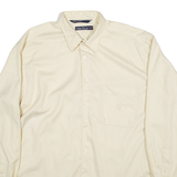 NAUTICA Mens Plain Shirt Beige Long Sleeve XL