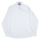 TOMMY HILFIGER Regular Fit Mens Shirt Blue Gingham Long Sleeve XL