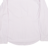 CALVIN KLEIN Slim Fit Mens Shirt Pink Striped Long Sleeve L