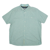 TED BAKER Mens Plain Shirt Green XL
