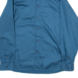 TED BAKER Mens Shirt Blue Polka Dot Long Sleeve M