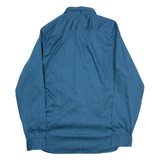 TED BAKER Mens Shirt Blue Polka Dot Long Sleeve M