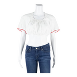 Womens Cropped Top White L