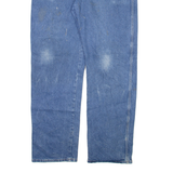 DICKIES Carpenter Workwear Mens Jeans Blue Relaxed Straight W38 L34