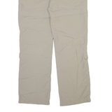 THE NORTH FACE Detachable Legs Womens Trousers Beige Straight Nylon W28 L30