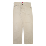 TOMMY HILFIGER Mens Trousers Beige Regular Straight W36 L32