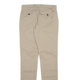 TOMMY HILFIGER Mens Trousers Beige Slim Straight W30 L34