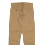 KANGOL Womens Trousers Beige Regular Straight W26 L27