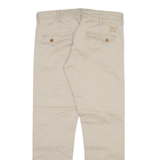 GUESS Mens Trousers Beige Slim Straight W31 L30