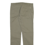 TOMMY HILFIGER Womens Trousers Green Slim Straight W32 L31