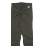 CARHARTT WIP Mens Trousers Grey Slim Skinny W28 L32