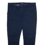 KANGOL Mens Trousers Blue Slim Straight W40 L30